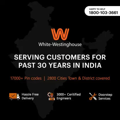 White Westinghouse (Trademark by Electrolux) 10.5 kg Fully Automatic Front Load Washing Machine with In-built Heater White (HDF1050) (OPEN BOX) White Westinghouse (Trademark by Electrolux) 10.5 kg Fully Automatic Front Load Washing Machine with In-built Heater White (HDF1050) (OPEN BOX)